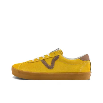 Vans Sport Low Anti Slip Wear Resistant Low Top Skateboard Shoes Unisex Mustard Yellow