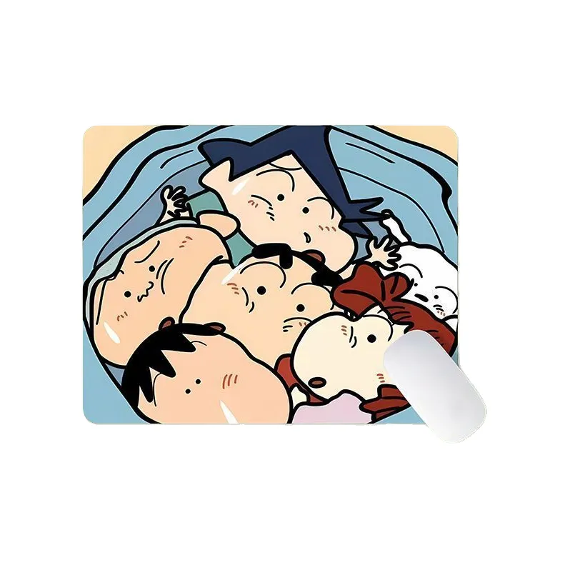 DANYIN Crayon Shin Chan Cartoon Cute Mouse Pad Women's Trumpets Office Table Mats For Computer Keyboard Protection-11