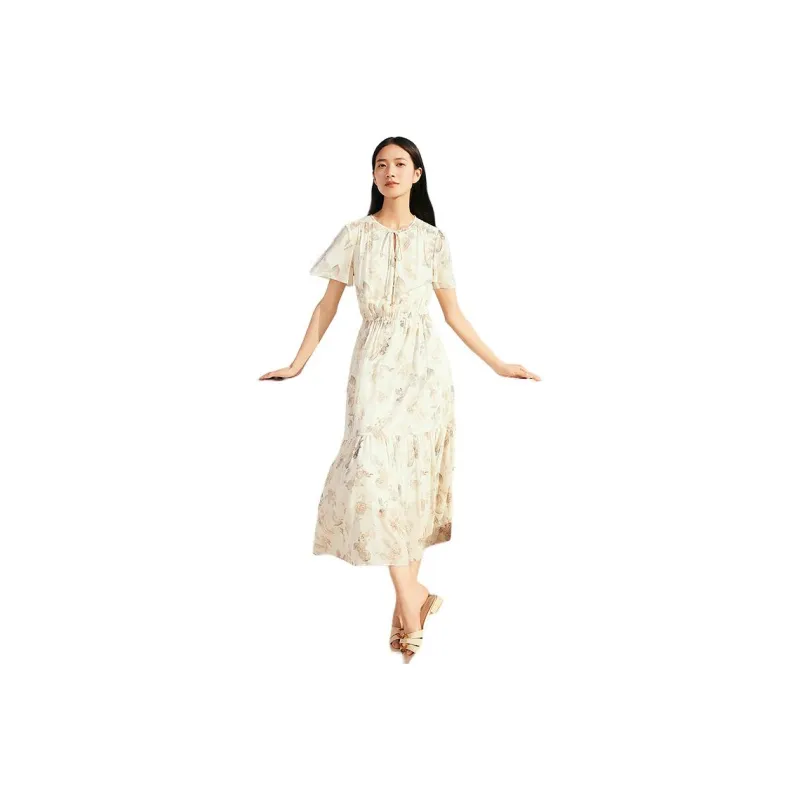 Yiner Short Sleeved Dress Women's-0
