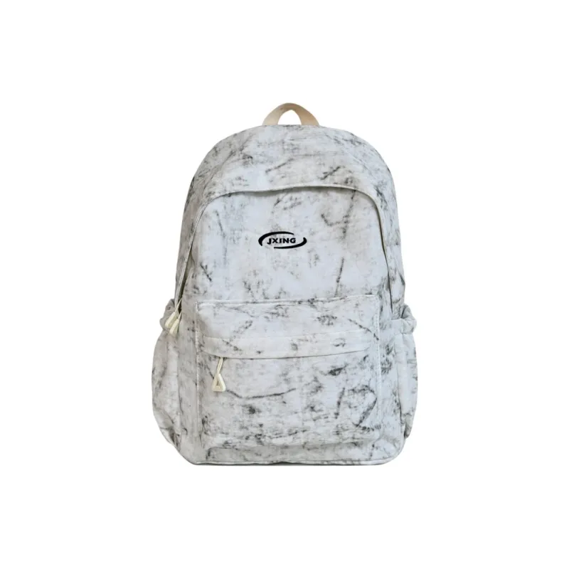 WICKBUEN Nylon Backpack Unisex White/Black/Red/Blue-0