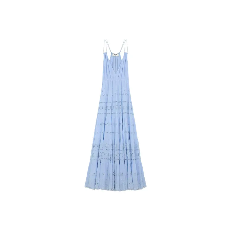 CELINE Slip Dresses Women's Blue-0