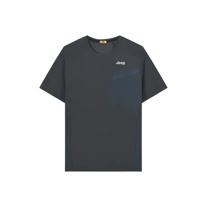 Jeep Fashion Sports Collection Outdoor Casual T Shirt Men's-2