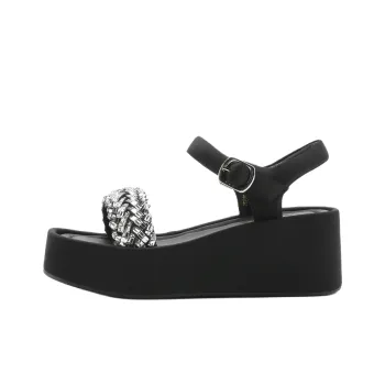 FIVE PLUS One Strap Sandals Women's Black