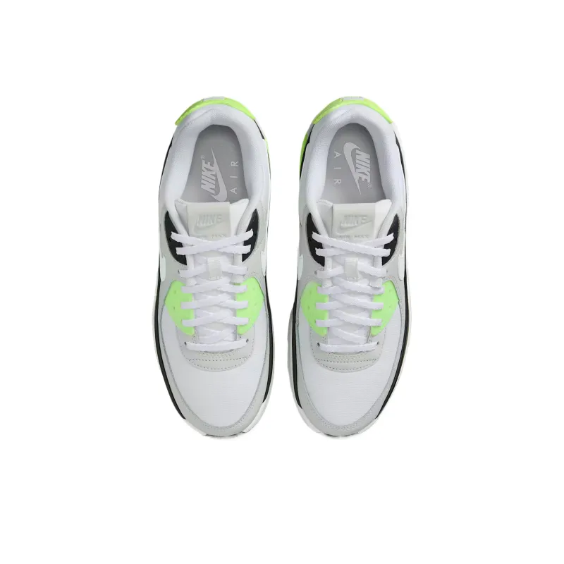 Nike Air Max 90 Low Top Running Shoes Women's Gray-3