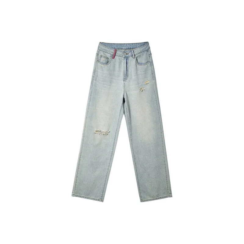 LUYOUYE Jeans Women's Light Denim Blue-0