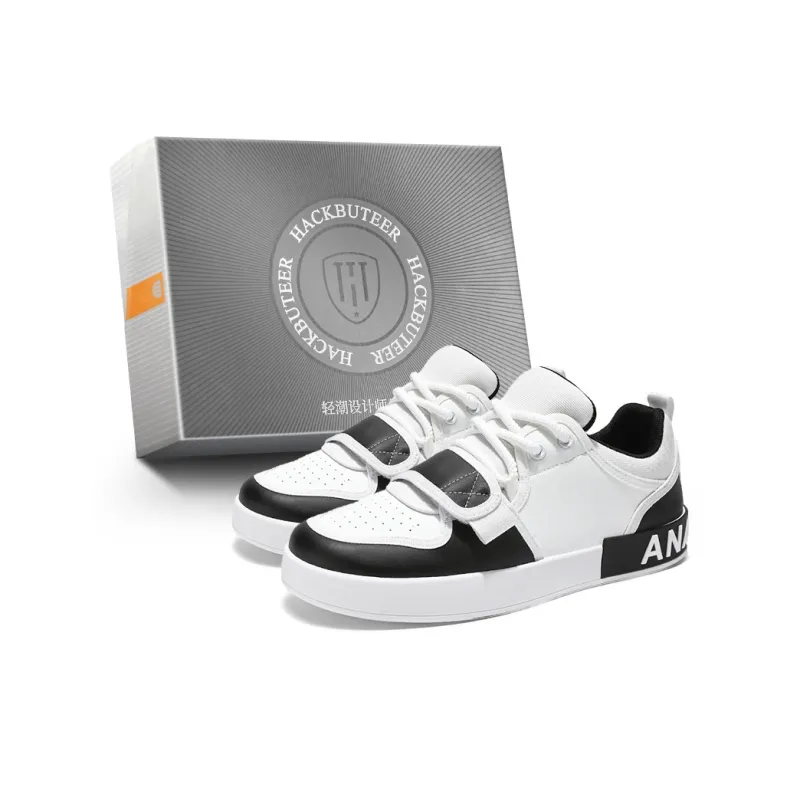 HACKBUTEER Low Top Skateboard Shoes Men's Box Included-10