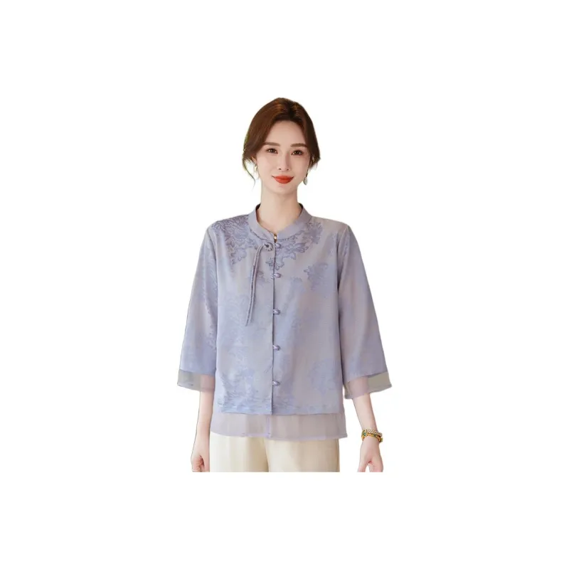PIERRE CARDIN Chiffon Shirt Women's-7
