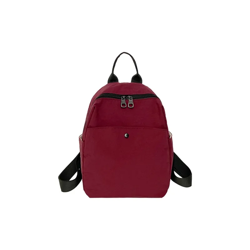 Wolfhorse Nylon Backpack Regular Unisex Black/Green/Purple White/Red-21
