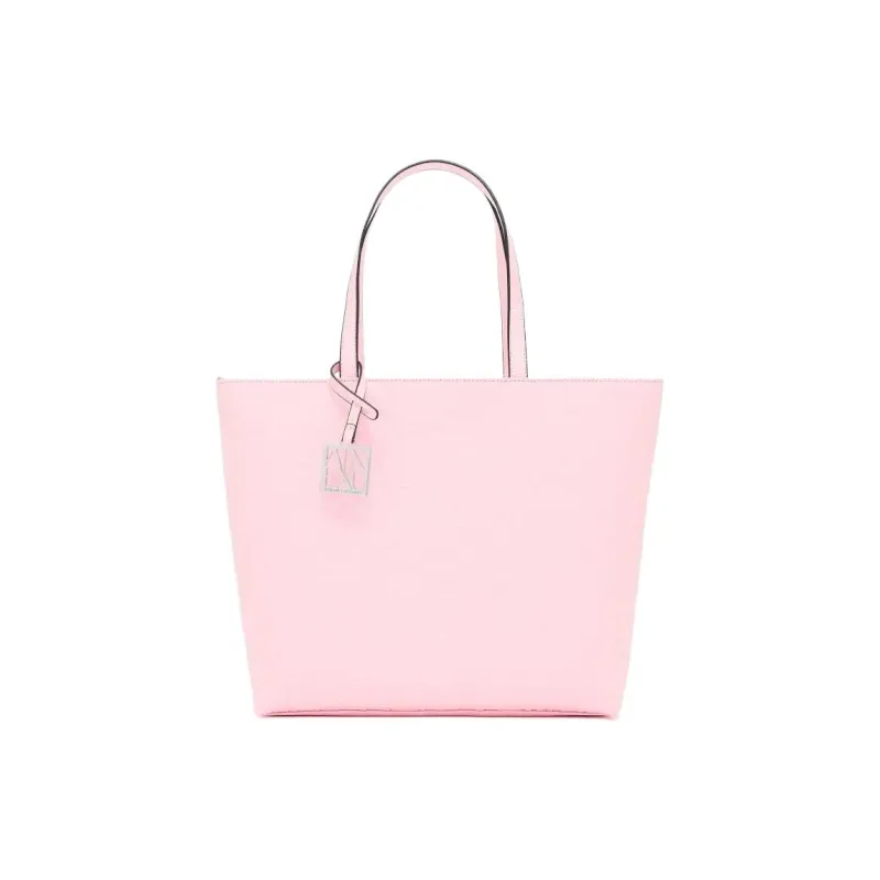 ARMANI EXCHANGEAE Polyester Tote Bag, Shopping Bag, Shoulder Bag, Handbag Women's Pink-0