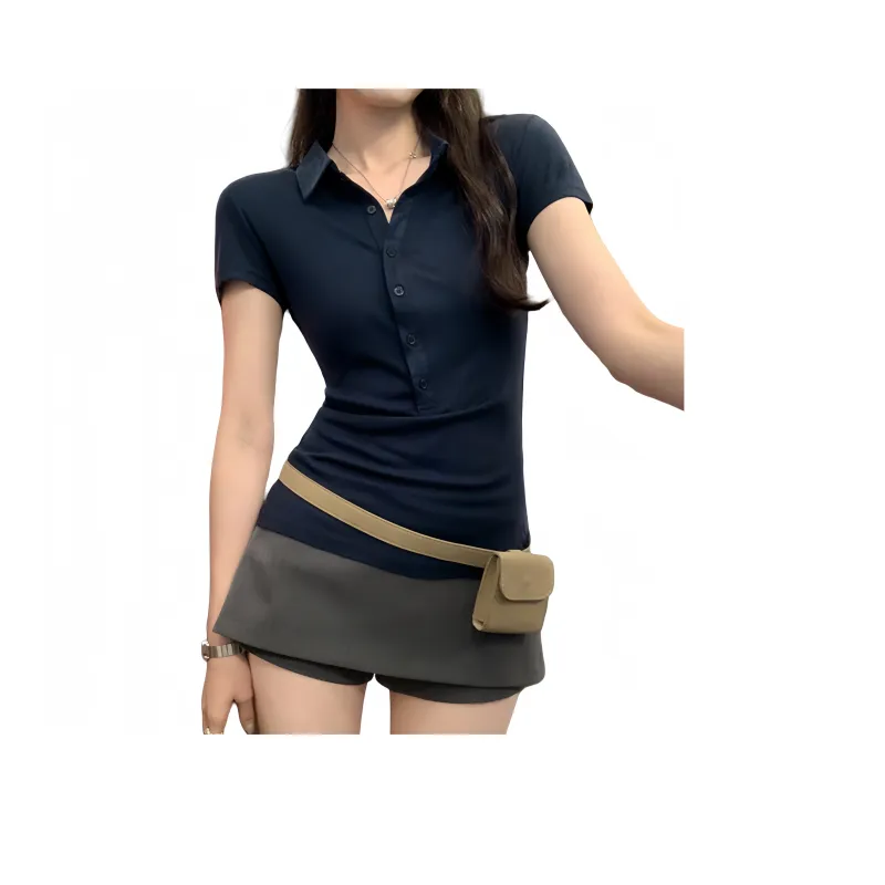 XIANSINIAO Set in Sleeve T Shirt Women's-2