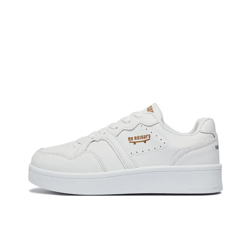 MEXICAN Slip Resistant, Abrasion Resistant, Lightweight Low Top Skateboard Shoes Women's White-0