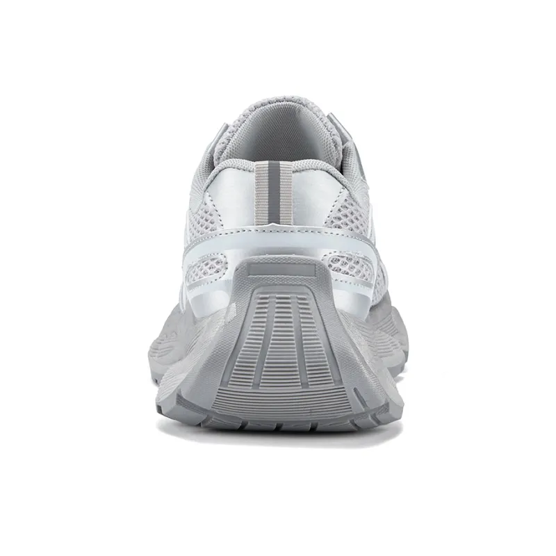 La Chapelle Abrasion Resistant Low Top Chunky Sneakers Women's Silver-4