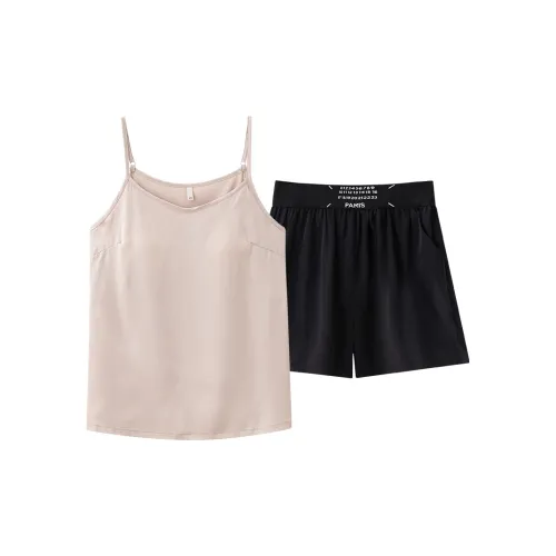 Pretty Lady Pajama Set Women's Milk Coffee