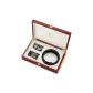 Black Double Buckle Wooden Box