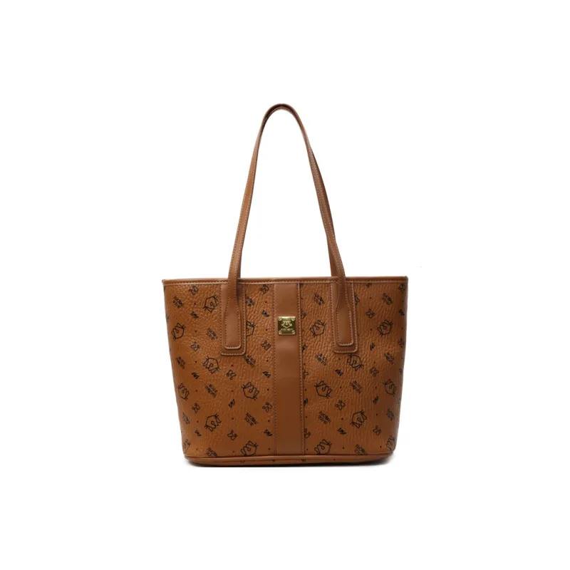 TOUTSEUL YOLO PU Handbag Regular Unisex Brown/Pink/Black/Khaki-0