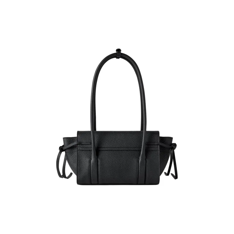 Mulberry Bayswater Cow Leather Handbag Mini Women's Black-2