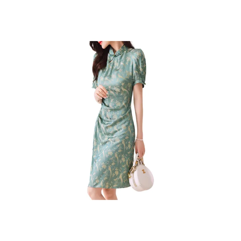 Hang Yi Court Short Sleeved Dress Women's-0
