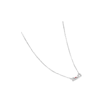 Disney Minnie Series 925 Sterling Silver Necklaces Women's