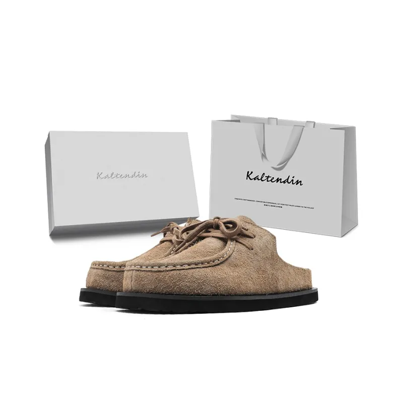 Kaltendin Rubber Sole Abrasion Resistant Slip Resistant Closed Toe Slippers Unisex-6
