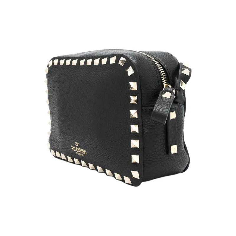 Garavani Rockstud Logo Printed Crossbody Bag-3