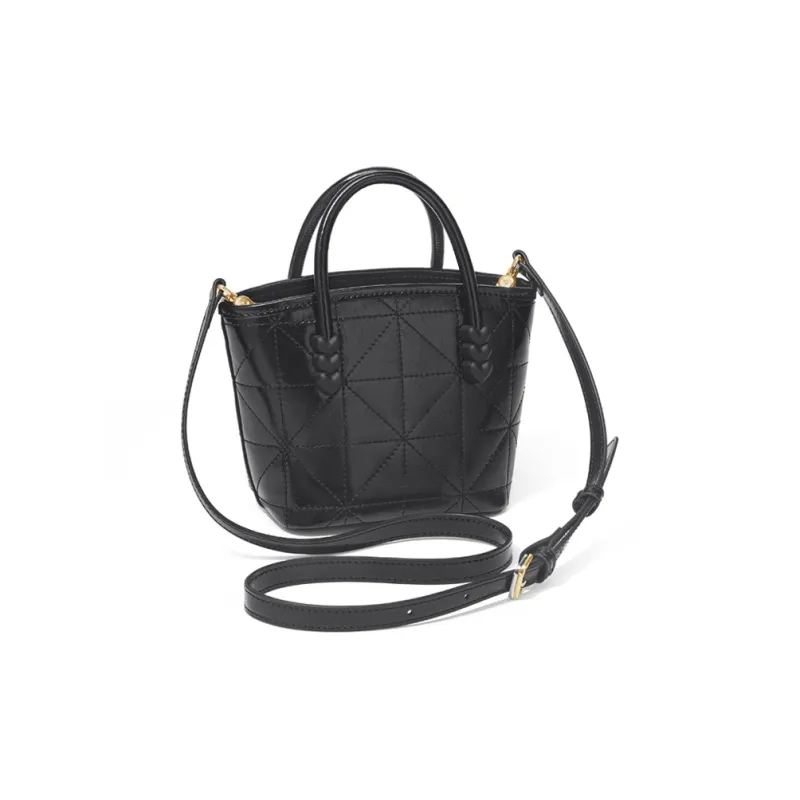CinvaiKrose Synthetic Leather Shoulder Bag, Crossbody Bag, Mom's Handbag Trumpets Women's Ecru/Black-7