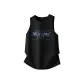 [Sports Antibacterial]Black (Mk Big Blue Morning Flower Language)