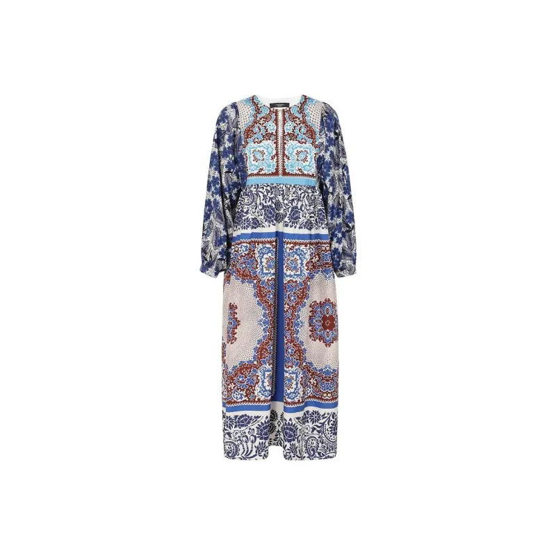 WEEKEND MaxMara Long-Sleeved Dresses Women's Blue-0