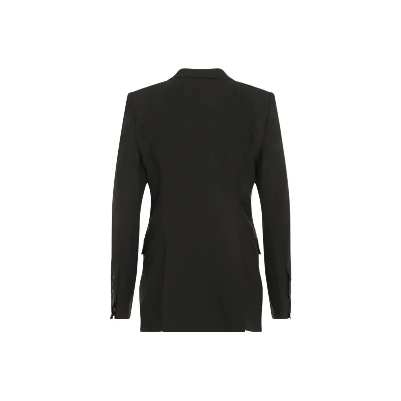 RICK OWENS Double breasted Wool Blazer-1