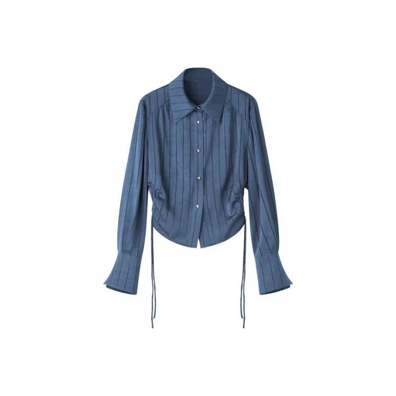 SHUXI Shirts Women's Frida Blue-0