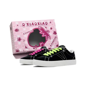 Circle Small Coverage Slip Resistant Cushioning Abrasion Resistant Low Top Skateboard Shoes Unisex Black Pink Green