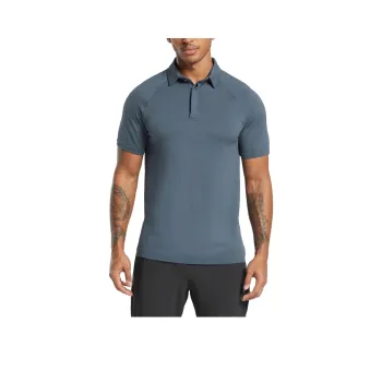 GYMSHARK Seamless Polo Shirt Polo Shirt Men's Blue