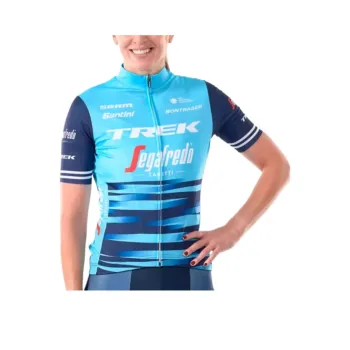 TREK Santini Cycling Clothing Women's Sky Blue/Dark Blue