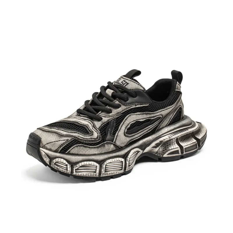 ROBINHOOD Slip Resistant, Abrasion Resistant, Breathable, Lightweight Low Top Chunky Sneakers Men's Box Included-7
