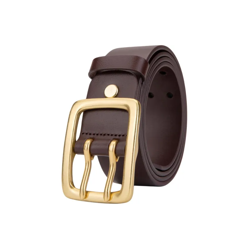 Cows Reign Top Grain Cow Leather Belts Men's 3.7cm-5