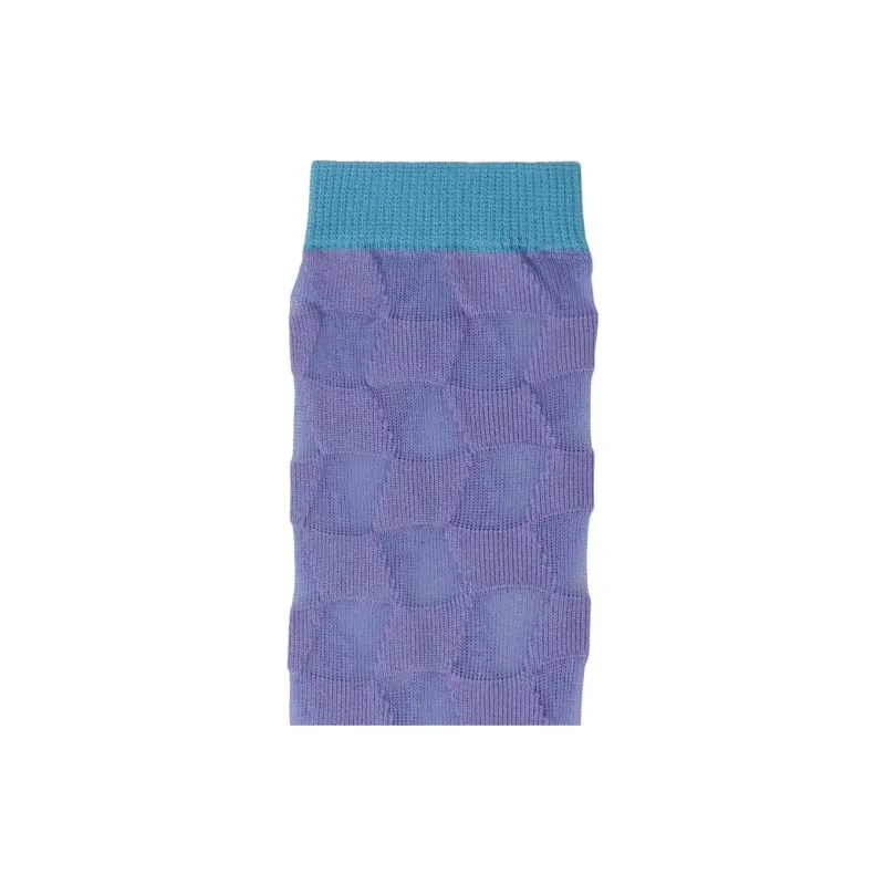 ISSEY MIYAKE Mid Calf Socks Women's 1 Pack Lavender-1