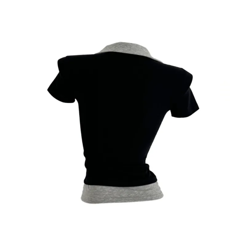 / T Shirts Women's Black-1