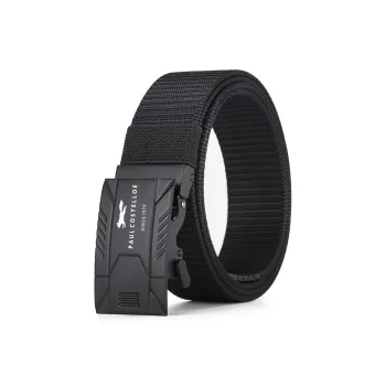PAUL COSTELLOE Imitation Nylon Belt Unisex 3.7cm