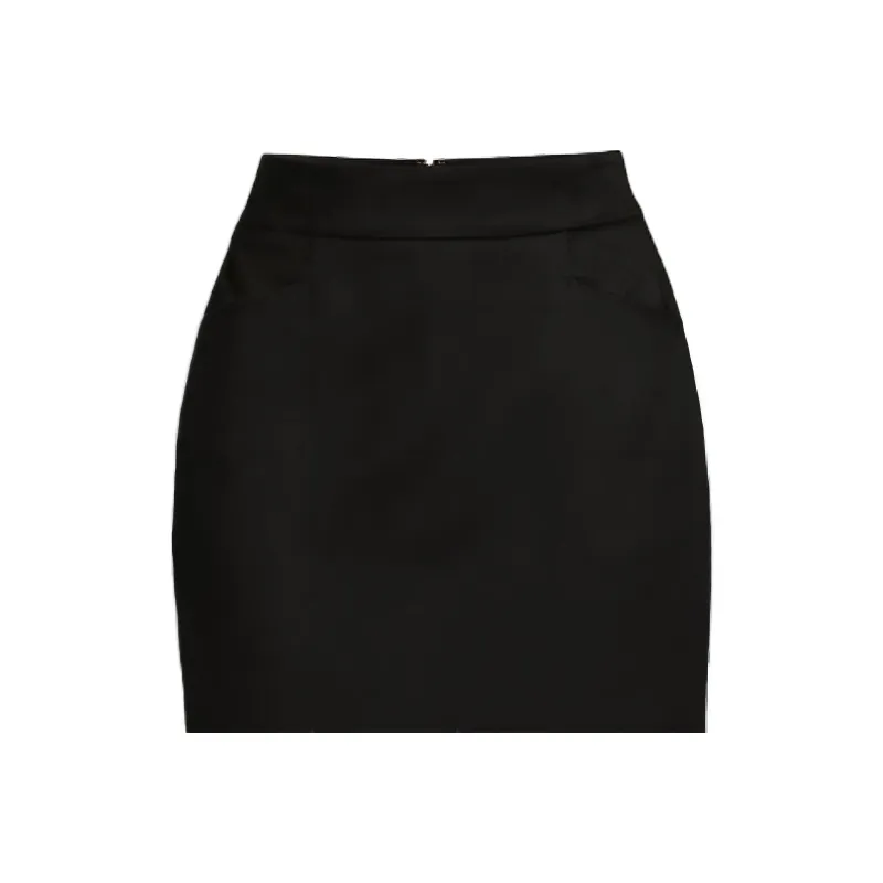 MaxMara Studio Nuccia Collection FW23 Casual Long Skirt Women's Black-1