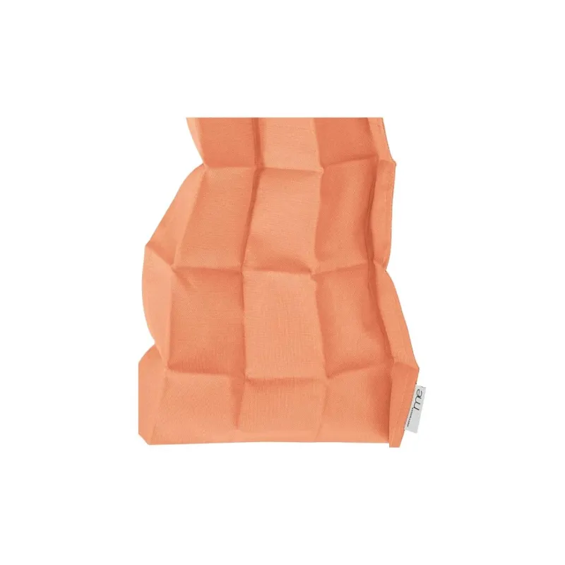 ISSEY MIYAKE Recycled Polyester Dice Pleated Shoulder Bag Women's Peach-1