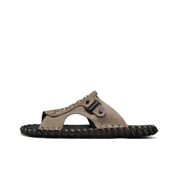 Dunnu Rubber Sole Slip Resistant Slide Slippers Men's