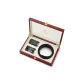 Black Double Buckle Wooden Box