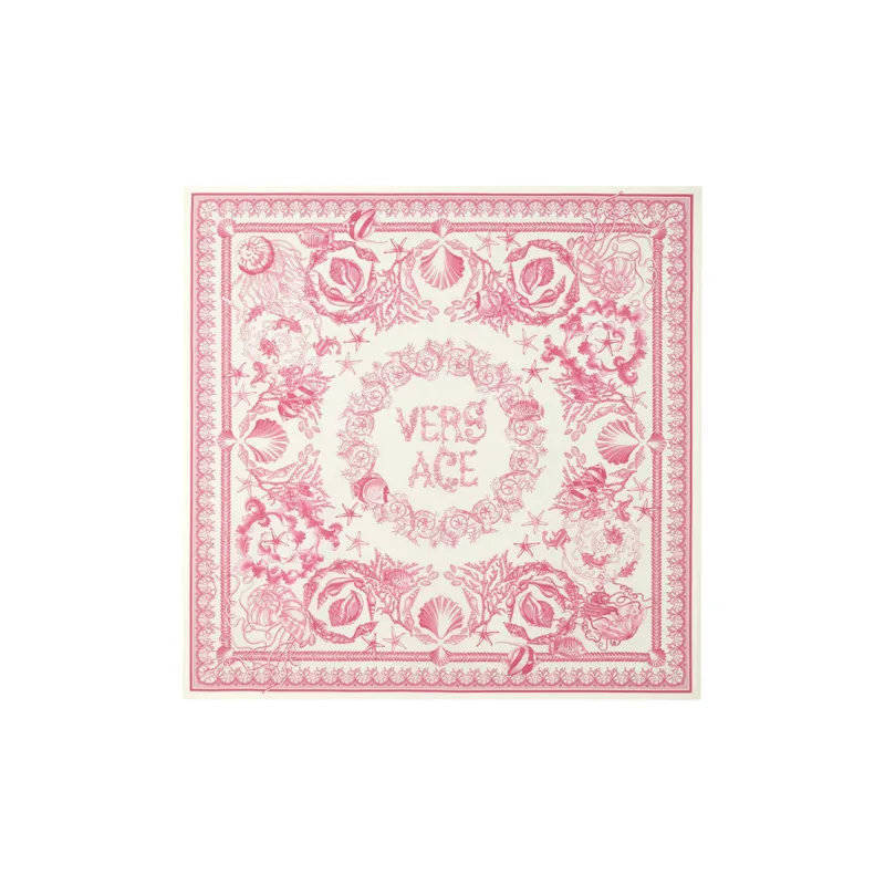 VERSACE Underwater Barocco Silk Scarf-0