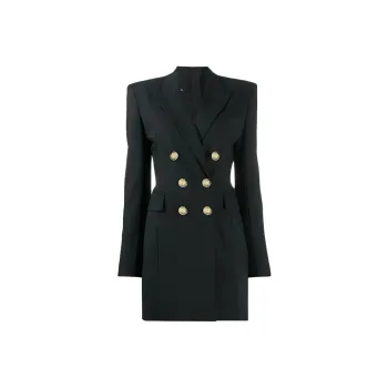 BALMAIN Long Sleeved Dresses Women's Black