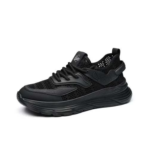 Tonlion Low Top Casual Shoes Men's Black