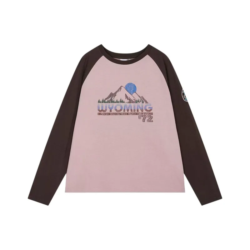 MOUSSY Raglan Sleeve T Shirt Women's-0