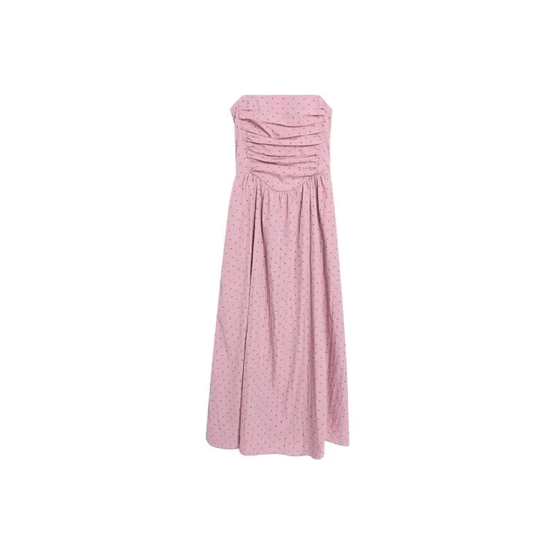 AHDO Sleeveless Dresses Women's Pink-0