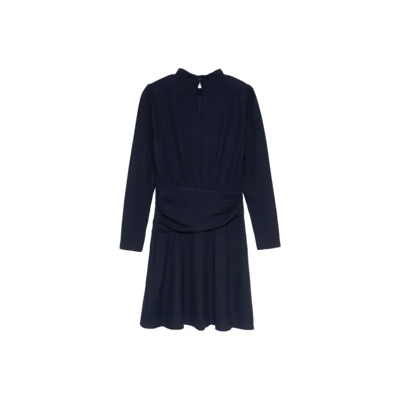 COACH Long Sleeved Dresses Women's Navy-1
