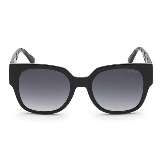 GUESS Polycarbonate Square Sunglasses Women's Black-1