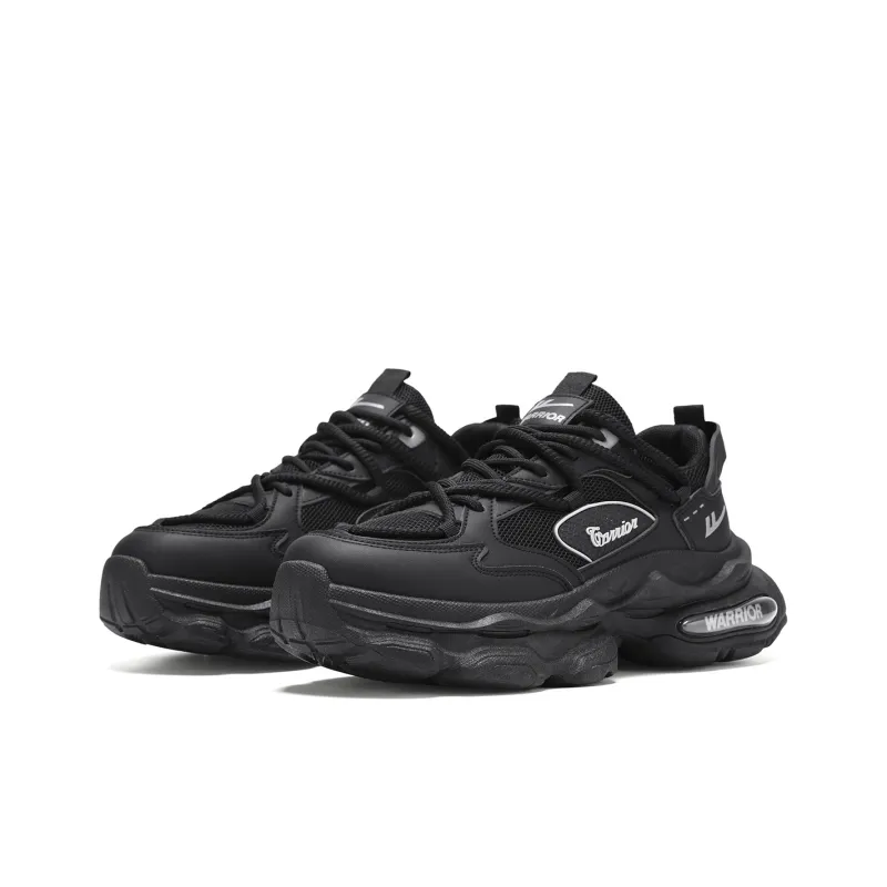Warrior Abrasion Resistant Breathable Height Increasing Low Top Chunky Sneakers Men's-22