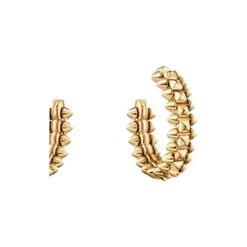 CARTIER 18K Gold Earrings Women's Gold-2